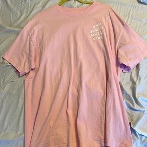 Anti Social Social Club T-shirt Pink.